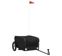 Bike Cargo Trailer Bike Cart Bicycle Cargo Trailer Bike Wagon Iron vidaXL