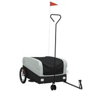 Bike Cargo Trailer Bike Cart Bicycle Cargo Trailer Bike Wagon Iron vidaXL