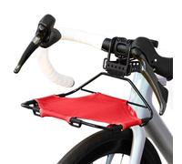 Bike Carrier Rack - Detachable Handlebar Mount Support, Front Cargo, Bicycle Equipment Holder for Secure Gear Transportation and Organized Packing | Removable Steering Bar Attachment