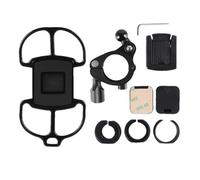 Bike Cell Phone Holder - Adjustable Shock-absorbing Universal Clamp,Mountain Bike Phone Mount,for Riding Road Travel Navigation GPS Viewing Video Recording Live Streaming Video Calls