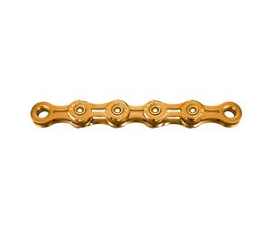 Bike chain 11v. kmc x11el ti-n gold 118m quick link