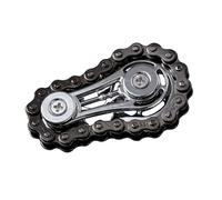 Bike Chain Fidget Toy, Sprocket Chain Fidgets Hand Roller Toy, Sensory Hand Roller with Bike Chains gear Design, Pocket Size Relieve Boredom Stress Cool Gadgets for Adults Teens