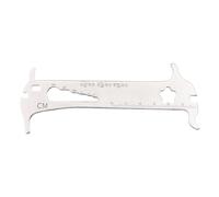 Bike Chain Gauge - Chain Wear Measuring Tool for Cycling Steel with Easy Read Scale, Maintenance Tool for Enthusiasts Mechanics Riders and Gift Occasions