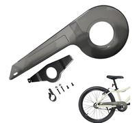 Bike Chain Guard Fit for 32-36 Teeth Bike Chain Cover Universal Bicycle Chain Guard Kids Sturdy Bike Chain Cover for Bike Accessories Transparent Black