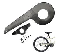 Bike Chain Guard Fit for 32-36 Teeth Universal Bicycle Chain Guard Kids Sturdy Bike Chain Cover for Bike Accessories Transparent Black