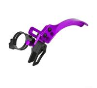 Bike Chain Guard Mounting Kit With Front Derailleur Adapter Chain Stabilization And Trousers Protection For 31.8mm Seatpost Aluminum Alloy 165mm Black(Purple)