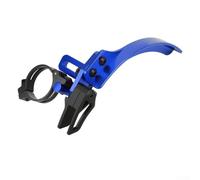 Bike Chain Guard Mounting Kit With Front Derailleur Adapter Chain Stabilization And Trousers Protection For 31.8mm Seatpost Aluminum Alloy 165mm Black(Blue)