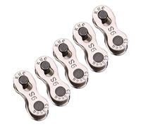 Bike Chain Link, Fydun Bike Chain Joint, Bicycle Chain Connector Links 5 Pairs Heavy Duty Bike Quick Release Chain Mater Link Magic Joint Connector (9 speed)