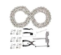 Bike Chain,Road Bike Chain Kit | Replacement Link Quick Release Security Heavy Duty Cycling Accessories For Kids Dirt Patio Adult Cruiser -Motorcycle Beach