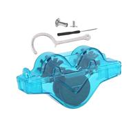 Bike Chain Scrubber - Professional Degreaser Device, Modular Compact Design, Multi-Stage Brushing + Friction Reduction Technology, Polymer Construction