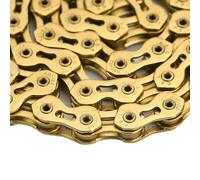 Bike Chain Single Speed Chains K1 Fixed Gear BMX Z1 Bicycle 1/2"x1/8" 3/32" 112 Links(K1 wide Silver Black)