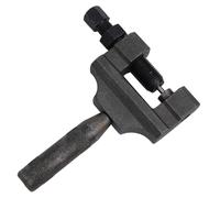 Bike Chain Tool, Heavy Duty Metal Chain Breaker and Installer for Motorcycle and Maintenance, Chain Cutter Disassembly Repair Kit for DIY Enthusiasts and Professionals, Black