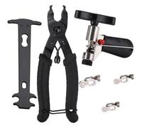 Bike Chain Tool Set, Chain Link Pliers & Chain Splitter Tool & Chain Wear Indicator, 3Pcs Bicycle Chain Repair Kit for 6-10 Speed MTB, Chain Breaker & Riveting Tool & Missing Links