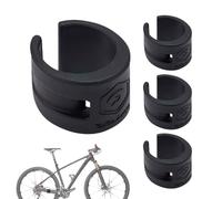 Bike Chainstay Guard - Rubber Chain Protection Tape, 4 Frame Shield | Water Resistant Rubber with Snug Fit, Paint-Safe Design for, Road Cycling, City Commute, and Everyday Use