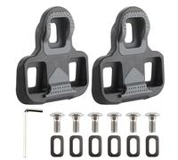 Bike Cleats Compatible with Look KEO Bike Grip Cleats Bicycle Cleats for Cycling Shoes Indoor Outdoor Road Mountain Cleat Set Road Pedals with mounting set Anti-Slip TPU Surface-Black