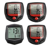 Bike Computer Bicycle Speedometer Bike Computer Bicycle Odometer Cycling Accessories Bike Speedometer(4pcs As shown)