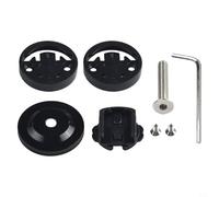 Bike Computer Holder with Mount Adapter for Garmin Edge Cat Eye Fits Front Fork Top Tube 28 6mm Bicycles (Black)