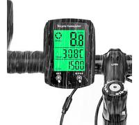 Bike Computer, IP54 Waterproof Bike Speedometer Odometer 19 Functions with LCD Backlight Display Touch Screen Speedometer GPS Cycling Computers Universal Cycle Road Bike Speedometer Wireless