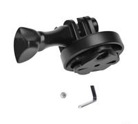 Bike Computer Mount Adapter for Action Camera, Rotating Quick Release Bracket for GPS Device and Light on Road Bars