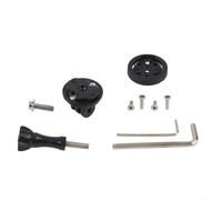 Bike Computer Mount Adapter for Action Cameras Compatible with For Garmin Edge Mounting Hardware for Cycling Applications (A Kit)