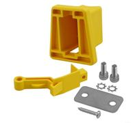 Bike Computer Mount for Brompton Folding Bicycle GPS Holder Adapter Bracket Front Out-Fit 8.5x6.5cm(yellow)