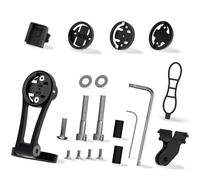 Bike Computer Mount for Wahoo - Out Front Combo Mount for Garmin Edge, Adjustable Extended Mount for Bryton Cateye, Sports Action Camera and Bike Light, Suitable for Road Mountain Bike Handlebar 38mm