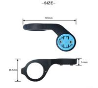 Bike Computer Mount Holder for Garmin, Plastic Bracket for 31 8mm and 25 4mm Handlebars ()
