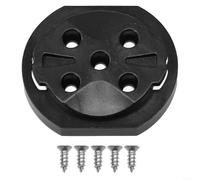 Bike Computer Mount Repair Part Kit, Computer Base Mount Fits for Garmin Bike Computer Black