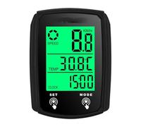 Bike Computer Wired Bike Computer Bike Speedometer Odometer Waterproof Bicycle Computer Bike Speedometer(Black)