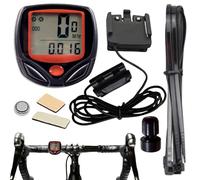 Bike Computer | Wireless Speedometer | Waterproof Speedometer Odometer | Wired LCD Display | Multifunctional Portable Mileage Tracker For Bikes, Scooters, Accurate Speed