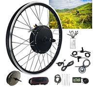 Bike Conversion Kit 36V 48V 500W 1000W 1500W Rear Drive Brushless Gearless Motor Electric, 20 24 26 27.5 28 29 Inch 700C Rear Wheel,48V1000W-26In