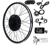 Bike Conversion Kit, E-48V/1000W Electric Bicycle Motor Front Wheel Electric With Display,48V/1000W-24