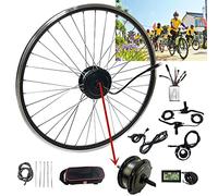 Bike Conversion Kit Electric 20 24 26 27.5 28 29 Inch 700C Rear Wheel 24V 36V 48V 250W 350W 500W Rear Drive Rotary Motor Sets Suitable For Road Bicycle,36V350W-26In