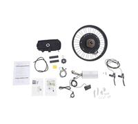 Bike Conversion Kit Electric, 48V 2000W 20" Rear Wheel E-, 5 Adjustable Speed Controller High Speed Brushless Gearless Hub Motor With Pas/Lcd Display/Thumb Throttle