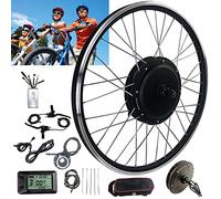Bike Conversion Kit Electric, 500W 1000W 1500W E-Hub Motor Sets, 20 24 26 27.5 28 29 Inch 700C Front Drive Front Wheel For 48V Battery E-Bike,500W-700C