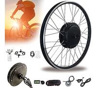 Bike Conversion Kit, Electric Bicycle, 36V 48V 1000W E, 20"/ 24" / 26"/ 27.5" / 28"/ 29" / 700C Front Wheel, Brushless Gearless Hub Motor, E