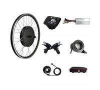Bike Conversion Kit Electric Bicycle, 48V 1500W Gearless Brushless Rear Hub Motor Efor 20-29 Inch Black