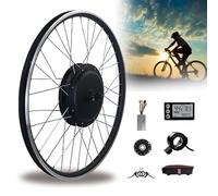 Bike Conversion Kit, Electric Bicycle 48V 250W/500W/1000W Front Wheel Spoke Hub Motor 20" 24" 26" 27.5" 28" 29" 700C With Display E-