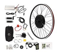 Bike Conversion Kit Electric Bicycle For 25" E-Bike, 48V 1200W Front Wheel Motor With Mutifunction Lcd Display, 5-Speed Electric Hub Motor, 500 Rpm