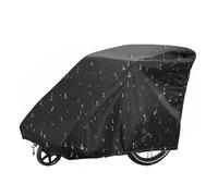 Bike Cover - 140x84x99cm Weatherproof Protector for Outdoor Camping, Commuting with Dustproof Function, Trailer Cover for Trike Motorcycle Scooter Garage, Black Oxford Fabric
