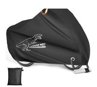 Bike Cover for 1, 2 or 3 Bikes Outdoor Waterproof, Heavy Duty Bicycle Cover with Reflective Strips Storage Bag Rain Dust UV Wind Proof Bike Tarp for Mountain Road Electric Bike