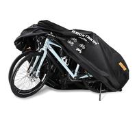 Bike Cover for 2 or 3 Bikes Outdoor Waterproof, 300D Oxford Heavy Duty Bicycle Cover Rain Dust UV Wind Proof Bike Tarp with Reflective Strips Storage Bag for Mountain Road Electric Bike
