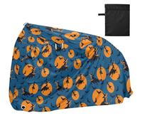 Bike Cover Waterproof Outdoor Bicycle Moped Rain Covers Heavy Duty Windproof Sun Protection for Mountain Road Bike under The Moon Witch Bat Pattern