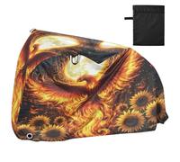 Bike Cover Waterproof Outdoor Bicycle Moped Rain Covers Heavy Duty Windproof Sun Protection for Mountain Road Bike Phoenix Sunflower
