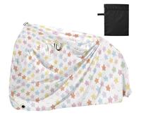 Bike Cover Waterproof Outdoor Bicycle Moped Rain Covers Heavy Duty Windproof Sun Protection for Mountain Road Bike The Smiling Stars Pattern