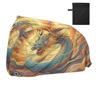 Bike Cover Waterproof Outdoor Bicycle Moped Rain Covers Heavy Duty Windproof Sun Protection for Mountain Road Bike Green Dragon in The Clouds