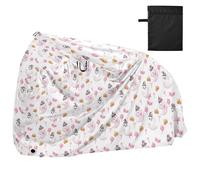 Bike Cover Waterproof Outdoor Bicycle Moped Rain Covers Heavy Duty Windproof Sun Protection for Mountain Road Bike Ghost Hat Candy Pattern
