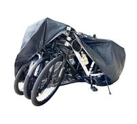 Bike Covers for 2 or 3 Bikes, 2XL Large Outdoor Waterproof Bicycle Covers with Lock Hole for Mountain Road Electric Bicycle Bikes