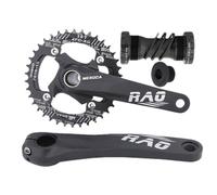 Bike Crank | 170mm Hollow Integrated Cycling Crank Set - Aluminum Alloy Narrow Wide Chainring, Bottom Bracket for Road Cycling Outdoor Riding Cyclist