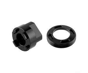 Bike Crank Arm Cap and Disassembly Tool for SRAM For DUB Crankset Compatible with For NX For GX Series Featuring M30 6 5mm Cover to Prevent Slipping During Removal (Black)